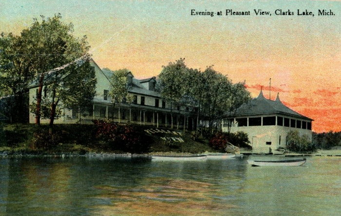 Pleasant View Hotel and Dance Pavillion - Vintage Postcard